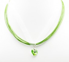 Organza Green Necklace 